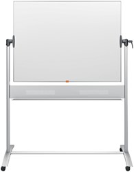 Whiteboard Nobo kantelbord mobiele 90x120cm staal