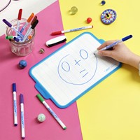 Viltstift Bic 1721 whiteboard rond zwart 1.5mm-2