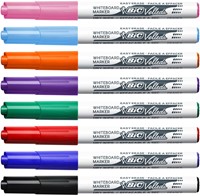 Whiteboardmarker Bic Velleda 1748 rond medium assorti blister à 8 stuks-2