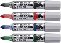 Whiteboardmarker Pentel MWL5M Maxiflo rond 3mm blauw-2