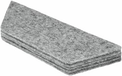 Navulling Nobo voor magnetische whiteboardwisser wit