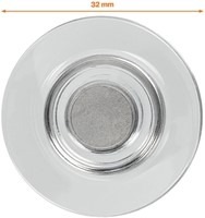 Glasbordmagneet Nobo extra sterk 32mm 10 stuks-1