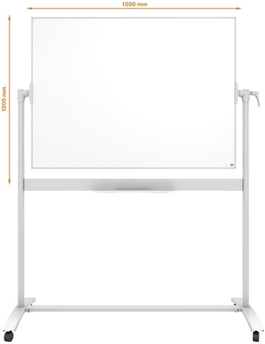 Whiteboard Nobo kantelbord classic 120x150cm staal-3