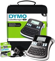 Labelprinter Dymo LabelManager 210D+ draagbaar qwerty 12mm zwart in koffer