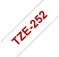 Labeltape Brother P-touch TZE-252 24mm rood op wit-2