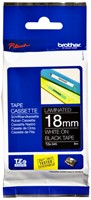 Labeltape Brother P-touch TZE-345 18mm wit op zwart-3