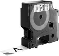 Labeltape Dymo 16956 D1 718070 19mmx5.5m poly zwart op wit-6