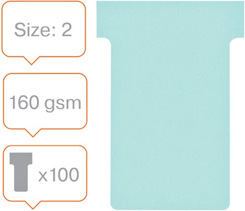 Planbord T-kaart Nobo nr 2 48mm blauw-2