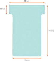 Planbord T-kaart Nobo nr 2 48mm blauw-3