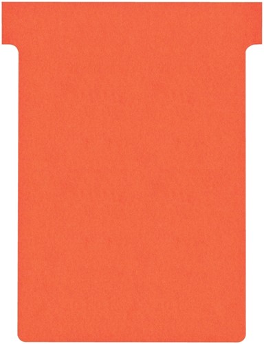 T-kaart Nobo nr.3 80mm rood 100 stuks