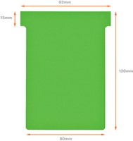 Planbord T-kaart Nobo nr 3 80mm groen-3