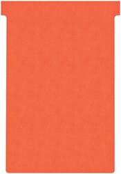 T-kaart Nobo nr.4 112mm rood 100 stuks