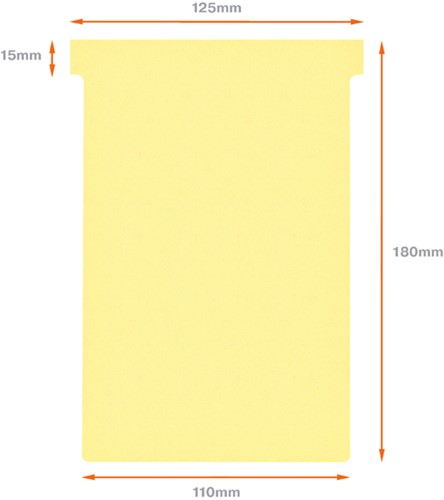 Planbord T-kaart Nobo nr 4 112mm geel-3