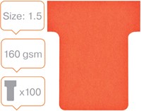 Planbord T-kaart Nobo nr 1.5 36mm rood-2