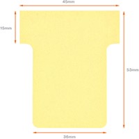 Planbord T-kaart Nobo nr 1.5 36mm geel-3