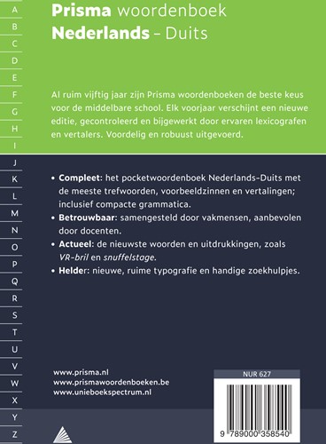 Woordenboek Prisma pocket Nederlands-Duits-2