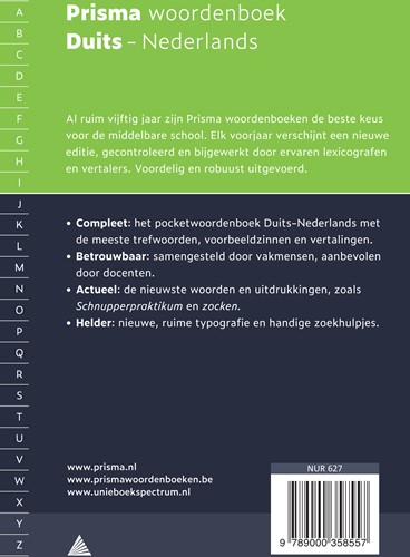 Woordenboek Prisma pocket Duits-Nederlands-2