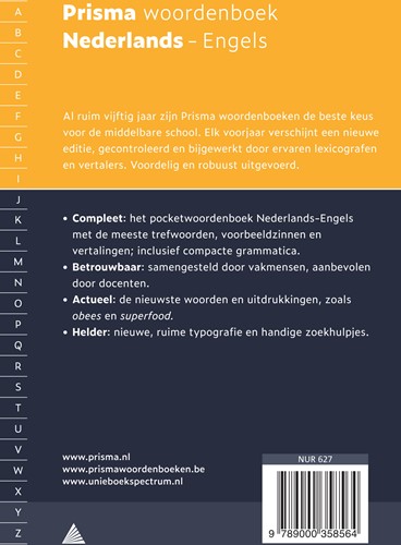 Woordenboek Prisma pocket Nederlands-Engels-2