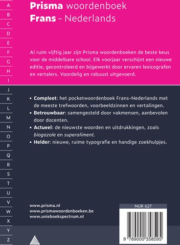 Woordenboek Prisma pocket Frans-Nederlands-2