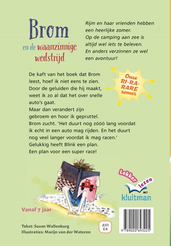 Lekker lezen met Kluitman Onze RI-RA-RARE zomer. Brom en de waanzinnige wedstrijd-2