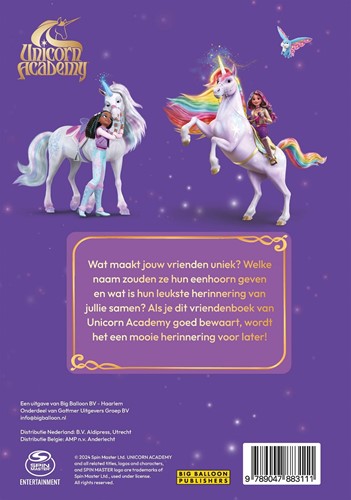 Unicorn Academy Magisch vriendenboek Unicorn Academy-2
