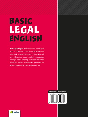 Basic Legal English B1-B2, key-2