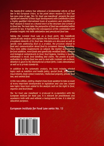 European Institute for Food Law series EU Food Law Handbook-2