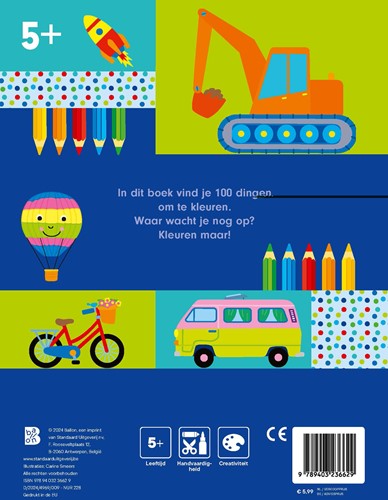 100 dingen om te kleuren: voertuigen-2
