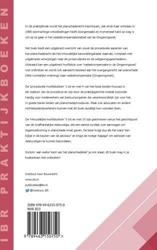 IBR Praktijkboeken Praktijkboek ­Planschade Praktijkboek ­Planschade-2