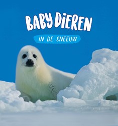 Babydieren Babydieren in de sneeuw