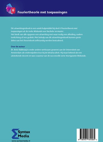 Wiskunde voor bachelor en master Fouriertheorie met toepassingen Fouriertheorie met toepassingen-2
