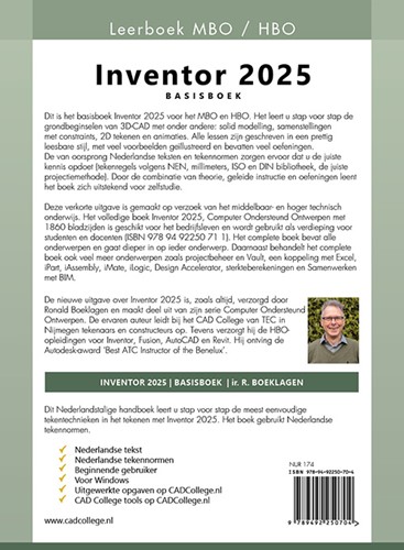 Inventor 2025 Leerboek scholen Basisboek Inventor 2025-2