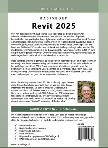 Basisboek Revit 2025 MBO/HBO Leerboek Basisboek Revit 2025-2