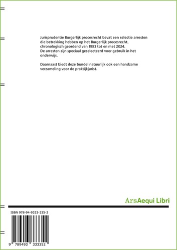 Ars Aequi Jurisprudentie Jurisprudentie Burgerlijk procesrecht 1983-2024-2