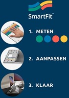 Rugsteun Kensington smartfit zwart-3