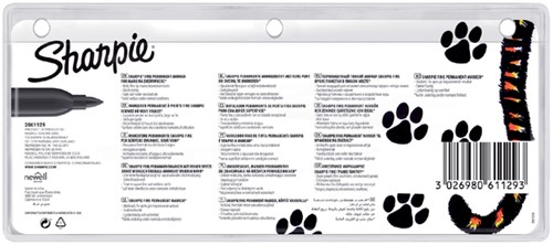 Viltstift Sharpie rond fine assorti blister à 28 stuks-2