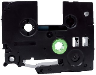 Labeltape Quantore TZe-231 12mmx8m zwart op wit-2