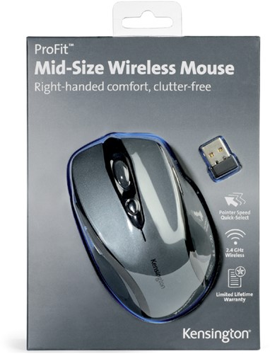 Muis Kensington pro fit draadloos grijs-3