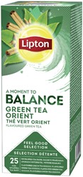 Thee Lipton Balance Groene thee Oriënt 25stuks