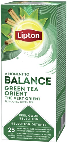 Thee Lipton Balance Groene thee Oriënt 25stuks