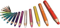 Kleurpotloden STABILO 880 woody 3 in 1 Arty inclusief puntenslijper assorti etui à 6 stuks-2
