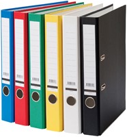 Ordner Qbasic A4 50mm karton geel-3