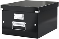 Opbergbox Leitz WOW Click & Store 281x200x370mm zwart