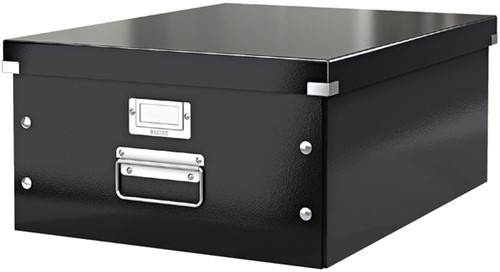 Opbergbox Leitz WOW Click & Store 369x200x482mm zwart