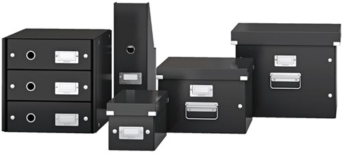 Ladenbox Leitz WOW Click & Store 4 laden zwart-3