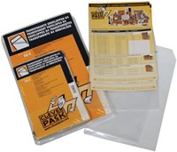 Envelop CleverPack akte A4 220x300mm zelfklevend transparant pak à 50 stuks-2