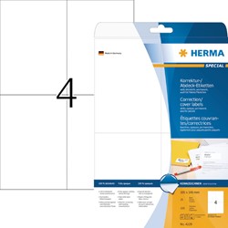 Witte etiketten voor printers