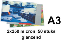 Lamineerhoes GBC A3 2x250micron 50stuks