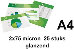 Lamineerhoes GBC A4 2x75micron 25stuks