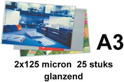 Lamineerhoes GBC A3 2x125micron 25stuk